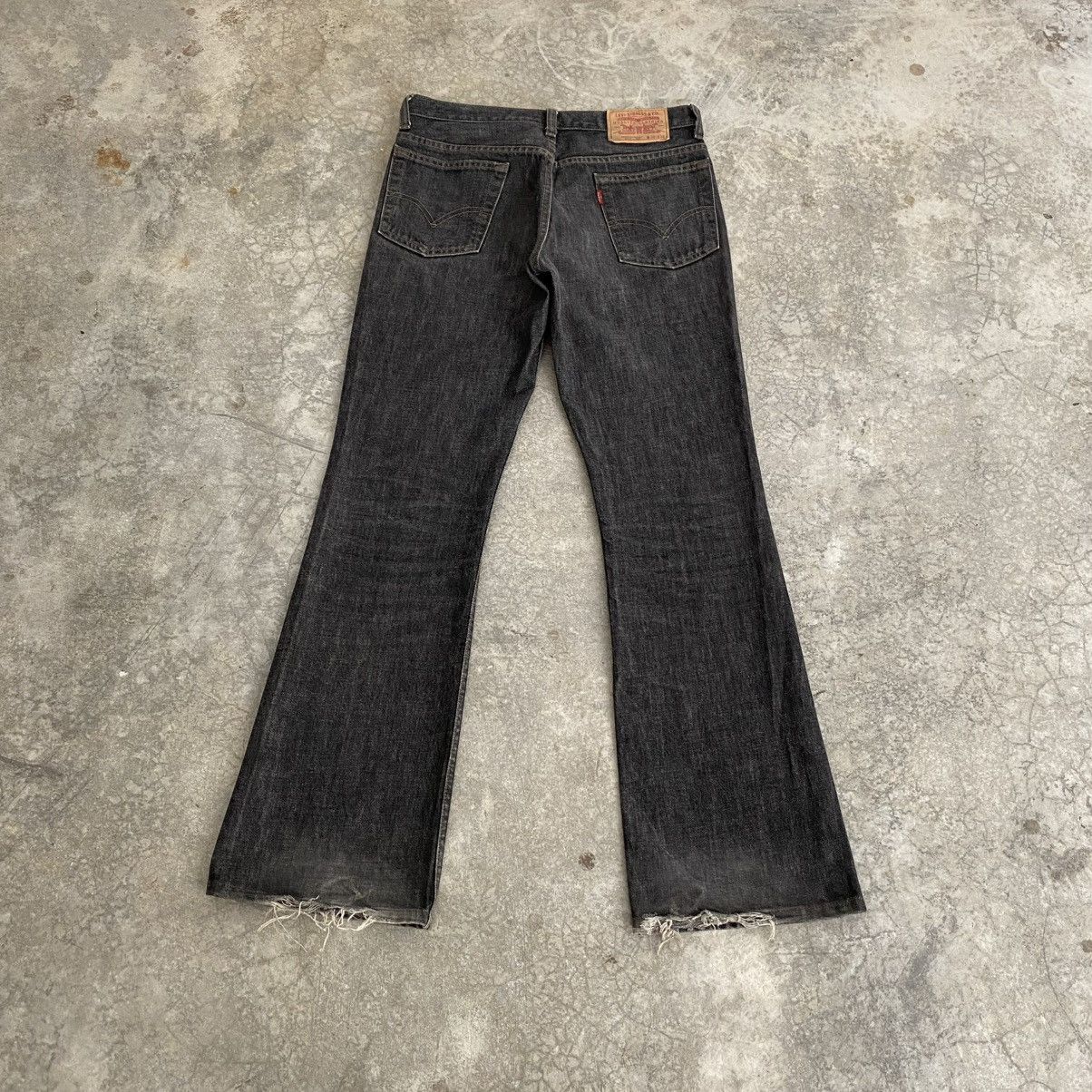 Levi's Size 30x31 Vintage Early 2000’s Levis 517 Black Flared Jeans Size US 30 / EU 46 - 10 Thumbnail