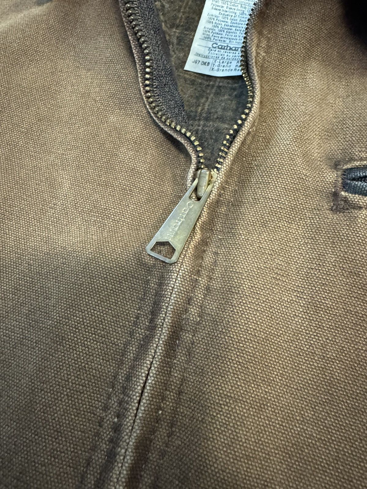 Carhartt Carhartt Workwear J97DKB FADED Detroit Blanket Lined JKT Size US XL / EU 56 / 4 - 6 Thumbnail