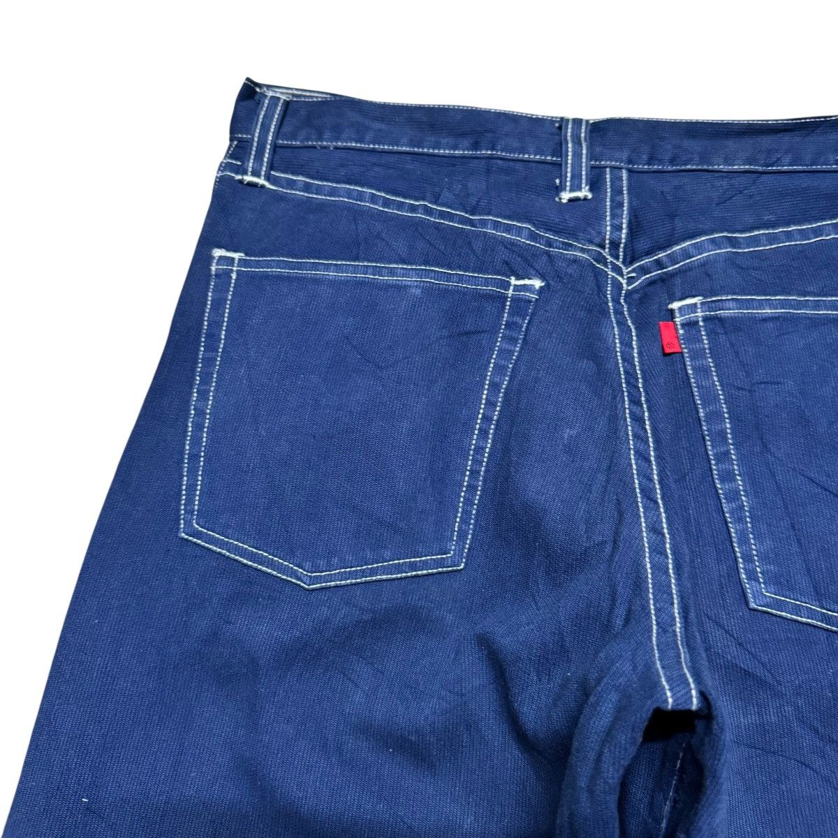 Full Count & Co. Pique Denim Indigo Jeans By Standard Style Shop Fujimoto Size US 30 / EU 46 - 12 Thumbnail