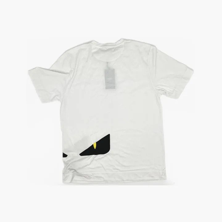 Fendi FEND White Monster Print Casual Short Sleeve T-Shirt -2508 Size US M / EU 48-50 / 2 - 3 Thumbnail