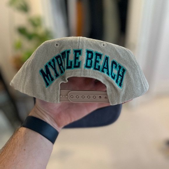 Vintage *RARE & VINTAGE* Hard Rock - Myrtle Beach Snapback Hat Size ONE SIZE - 2 Thumbnail