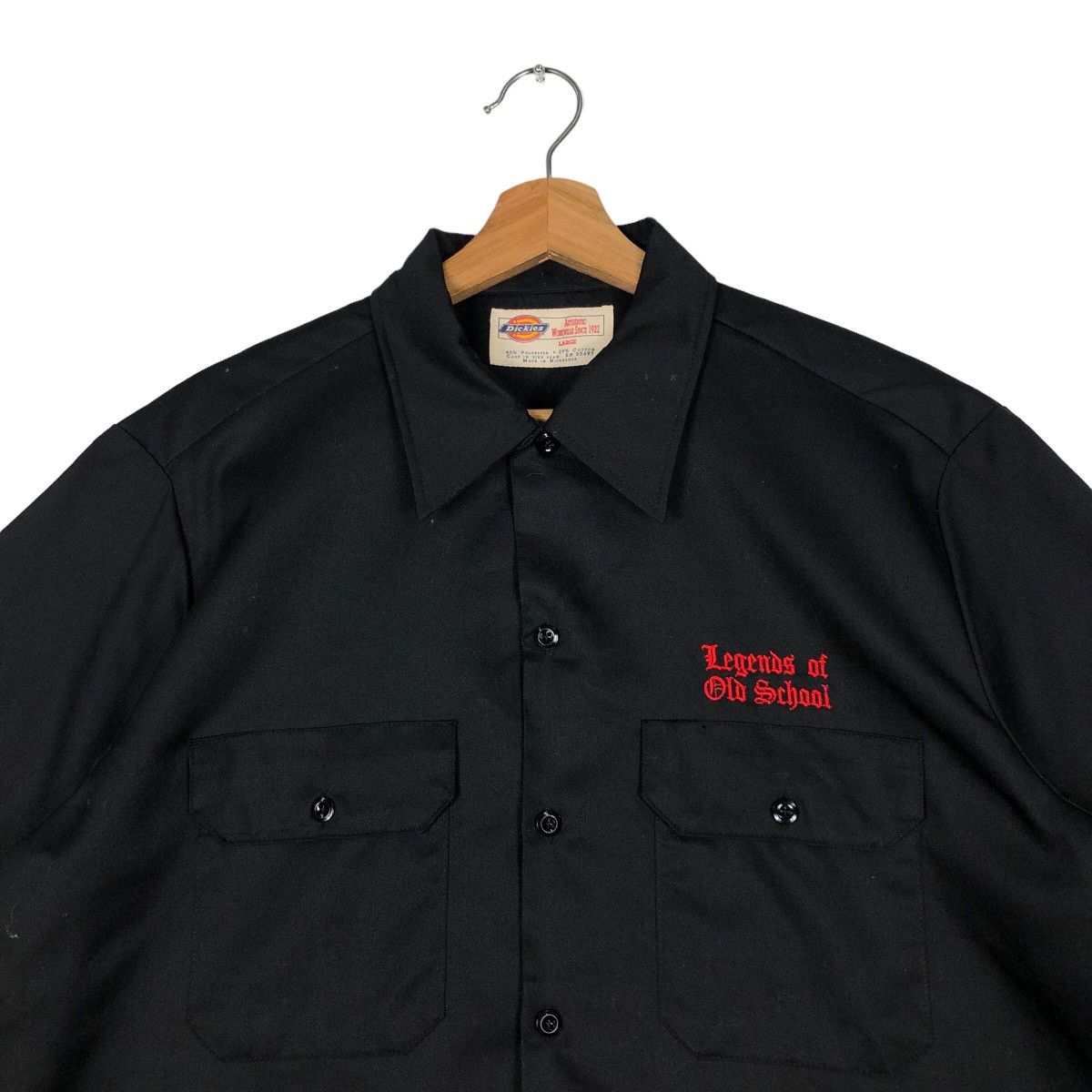 Japanese Brand 🔥Vtg Legends Of Old School Dickies Detroit Work Shirt Size US M / EU 48-50 / 2 - 3 Thumbnail