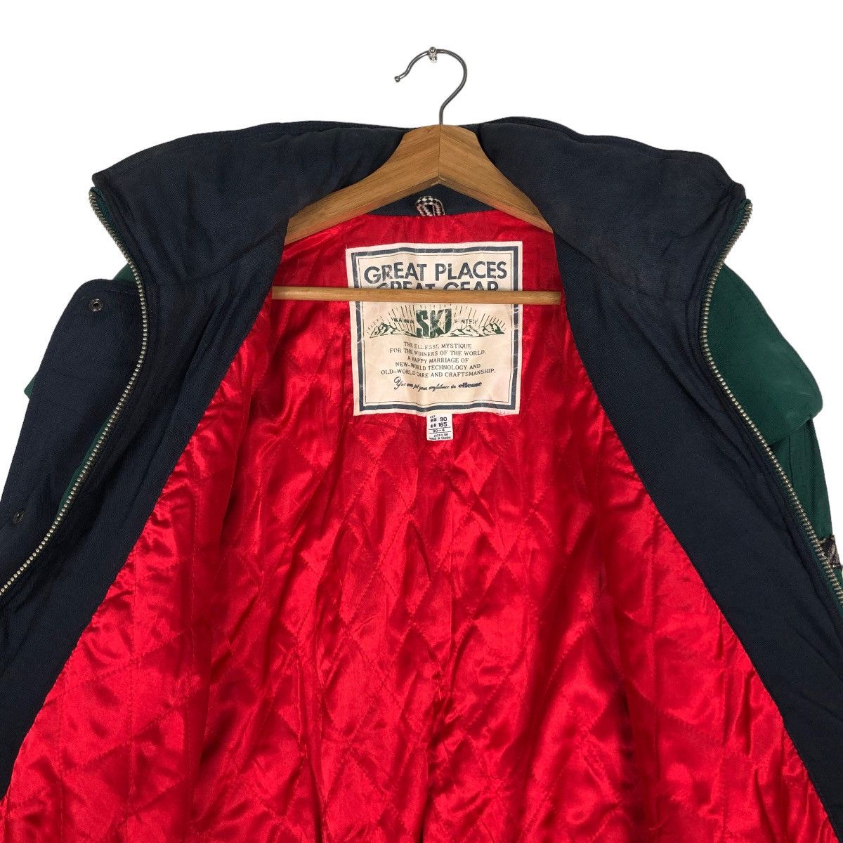 Japanese Brand 🔥Vtg Bomber Jacket Ski Bondage Design Wahmin Issey Miyake Size US M / EU 48-50 / 2 - 12 Thumbnail