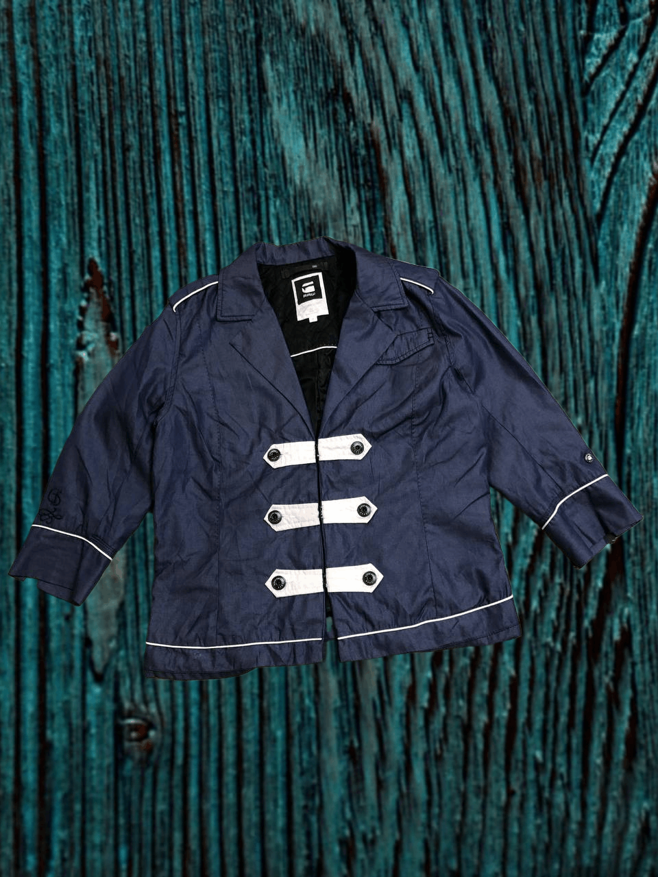 G-Star G-Star Raw Blue Jacket Y2K Logo Streetwear Size L / US 10 / IT 46 - 1 Thumbnail