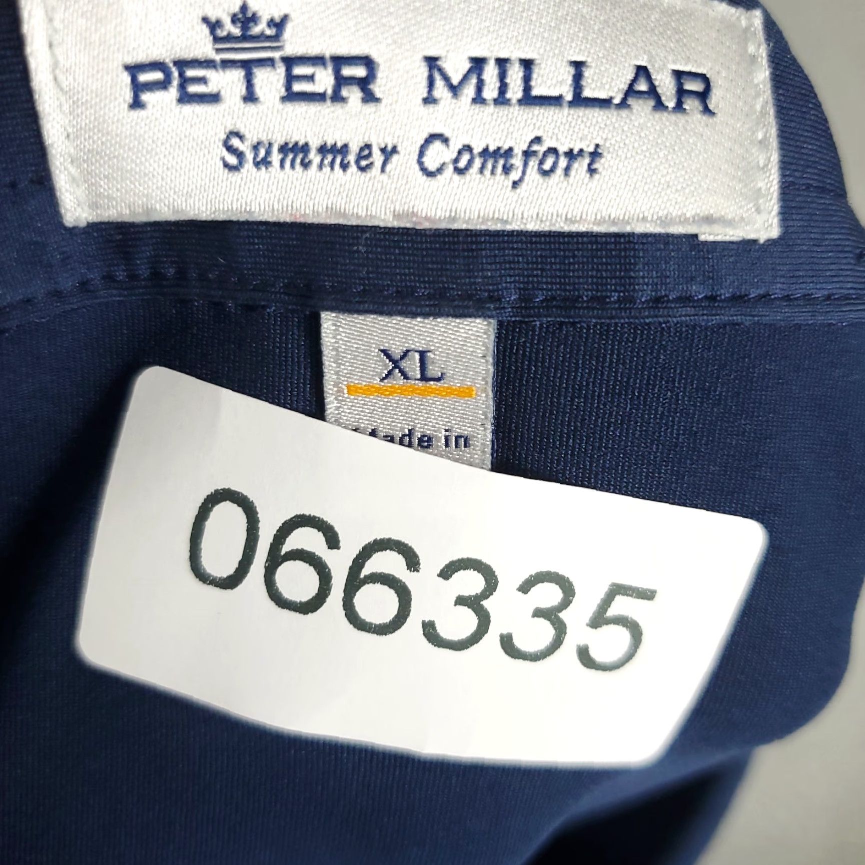 Peter Millar Peter Millar Polo Shirt Mens XL Navy Blue Summer Comfort Golf Short Sleeve Shirt Polo Men Blue Classic Colorful Preppy Sports Mens Size US XL / EU 56 / 4 - 7 Thumbnail
