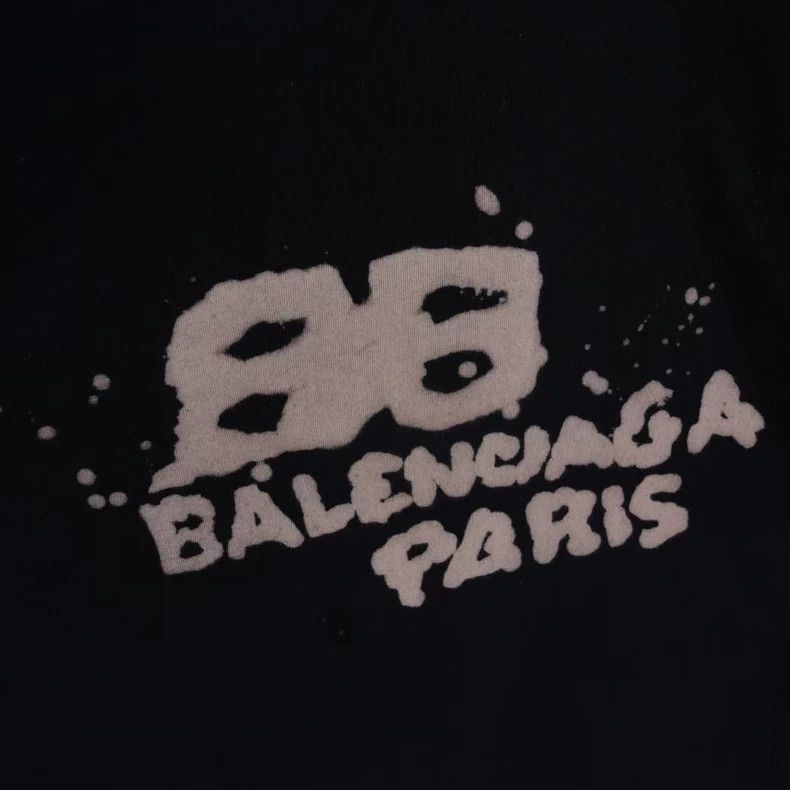 Balenciaga Balenciaga Double B Graffiti Short Sleeve Size US S / EU 44-46 / 1 - 3 Thumbnail