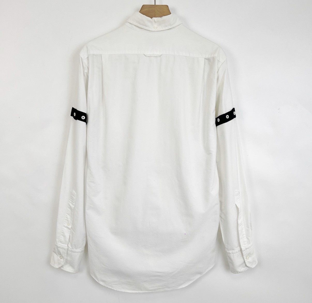 Thom Browne THOM BROWNE Classic Lapel Stripe Double Armband Shirt K12 Size US L / EU 52-54 / 3 - 2 Thumbnail