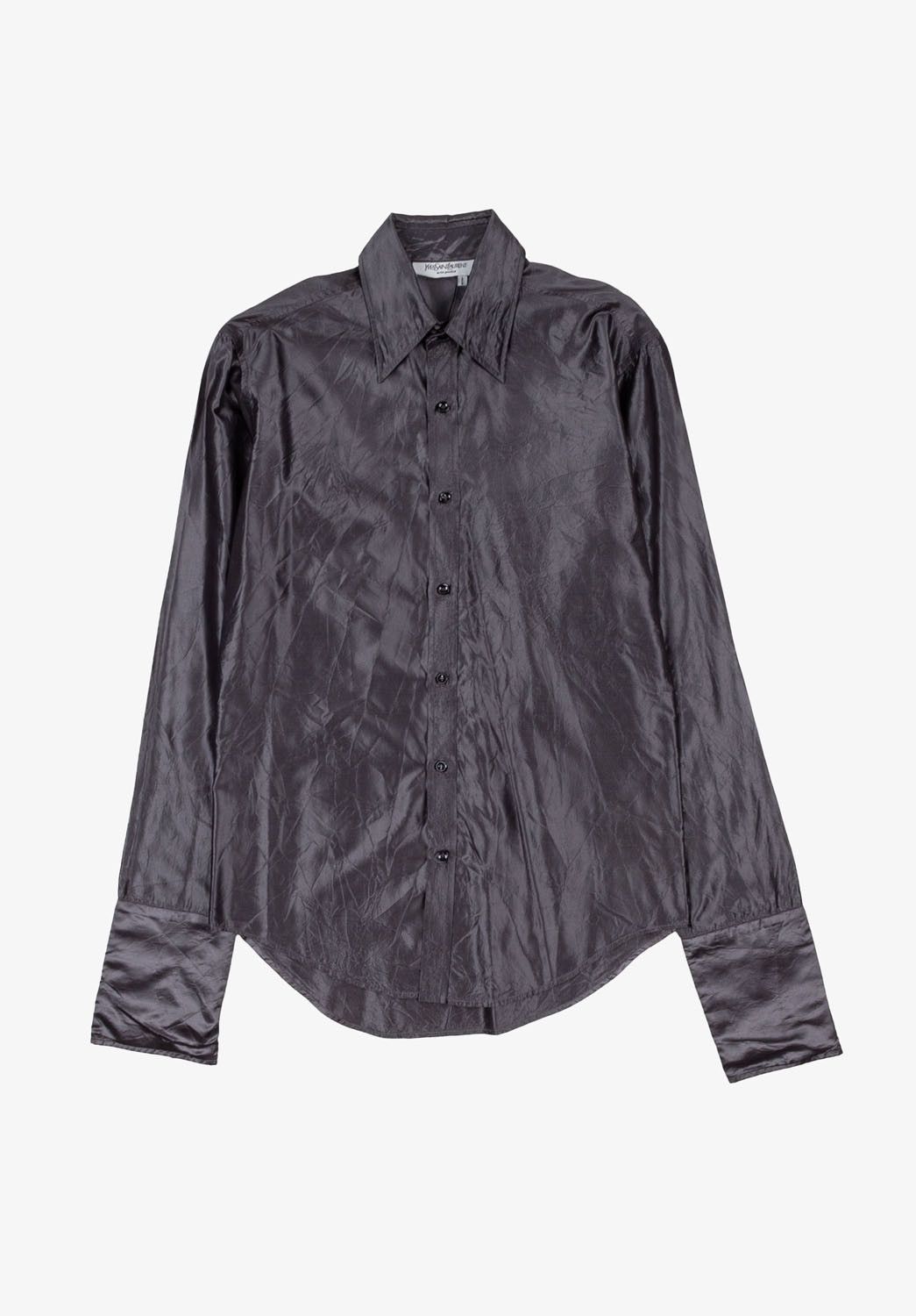 Yves Saint Laurent Vintage Yves Saint Laurent Men Silk Shirt Size 40-M Size US M / EU 48-50 / 2 - 1 Thumbnail