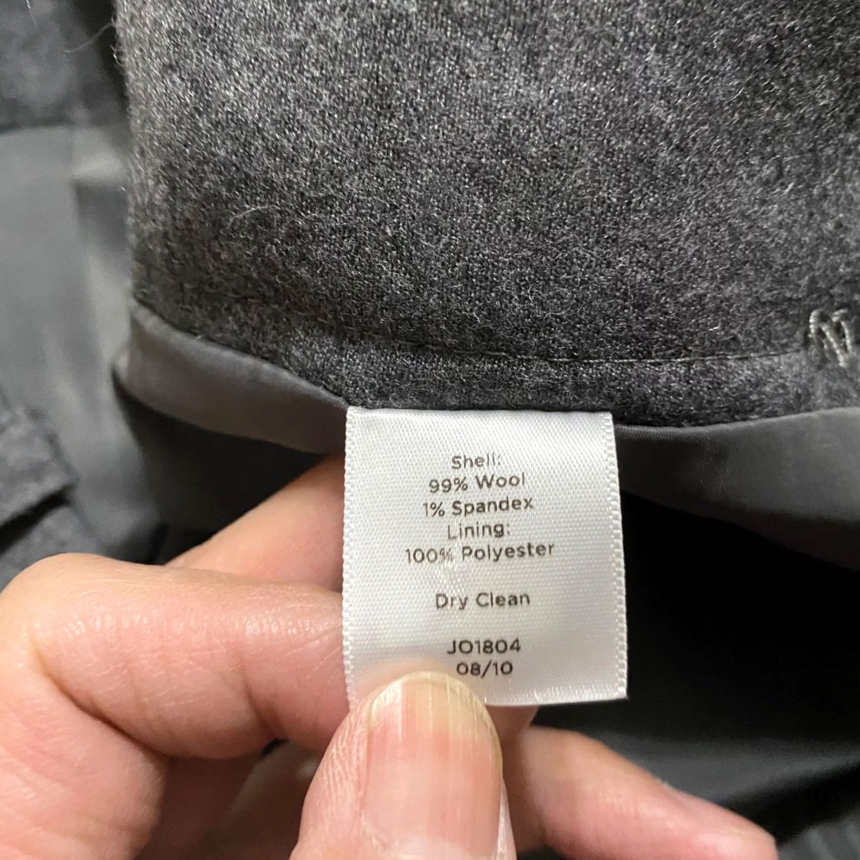 Talbots Talbots Womens 2P Dress Pants Solid Gray Signature Straight Lined Cargo Business Size 26" / US 2 / IT 38 - 4 Thumbnail