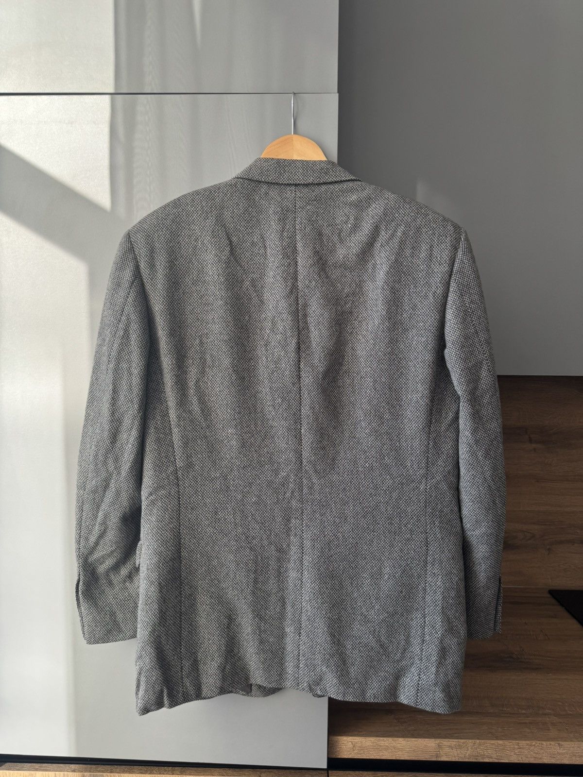 Canali Canali Two Buttons Cashmere/Wool Grey Blazer Jacket Size 50R - 6 Thumbnail