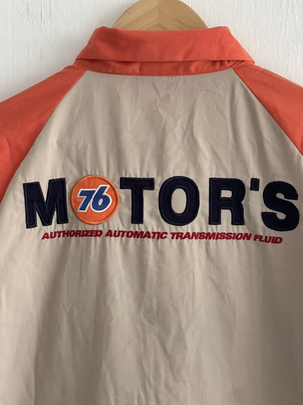 Other Vintage Racing zipper workshirt / 76 Lubricants Size US L / EU 52-54 / 3 - 9 Thumbnail