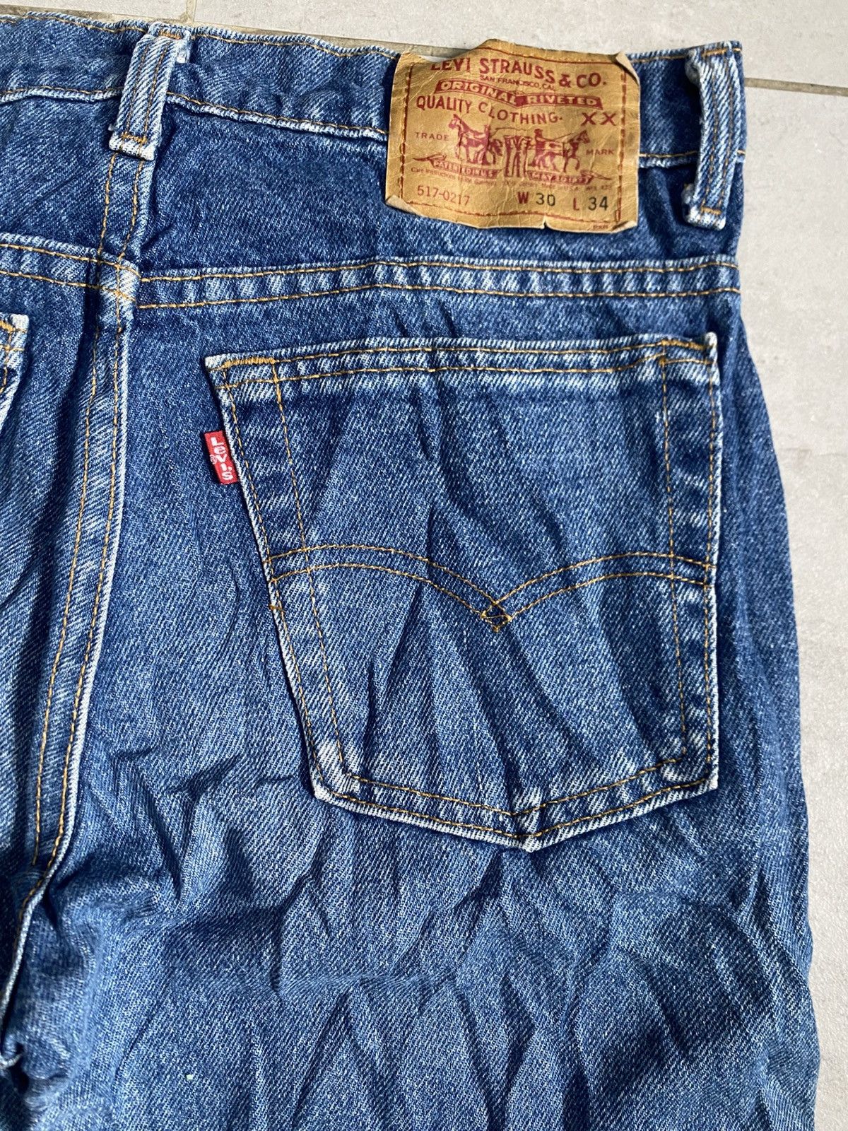 Levi's VINTAGE LEVIS 517-0217 USA Size US 29 - 11 Thumbnail