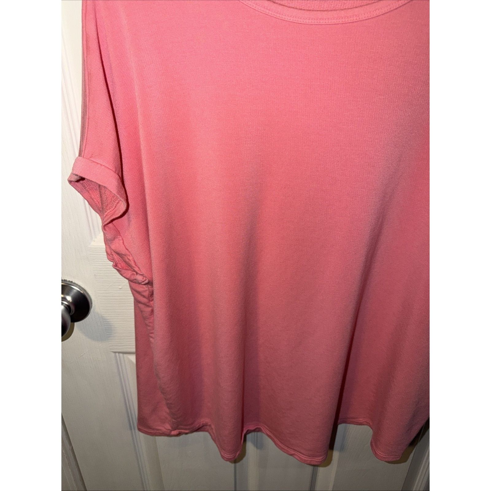 Buffalo David Bitton Buffalo David Bitton Women's XL Pink Terry Knit Top Size XL / US 12-14 / IT 48-50 - 4 Thumbnail