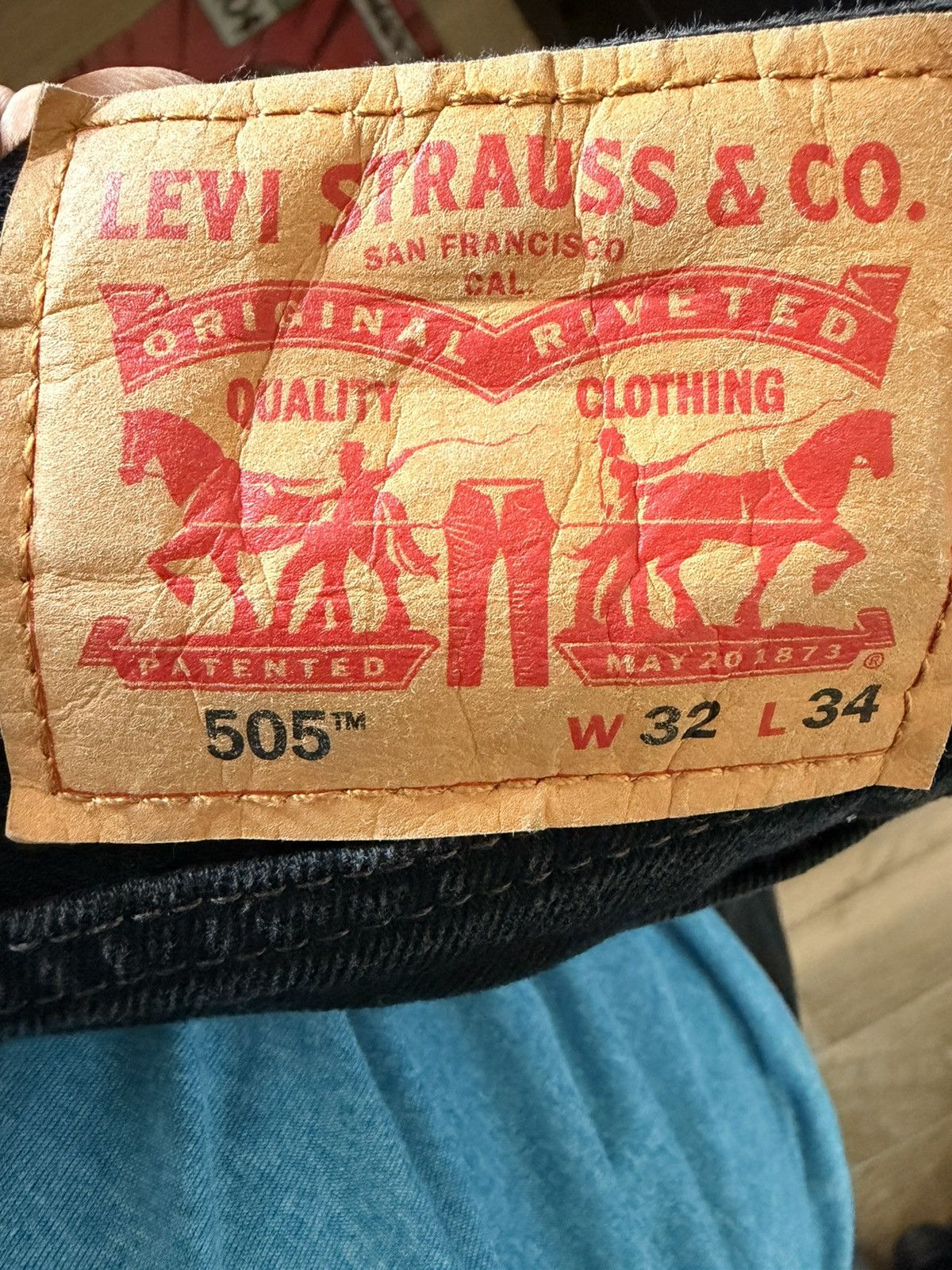 Levi's Levi 505 32 x 34 Size US 34 / EU 50 - 3 Thumbnail