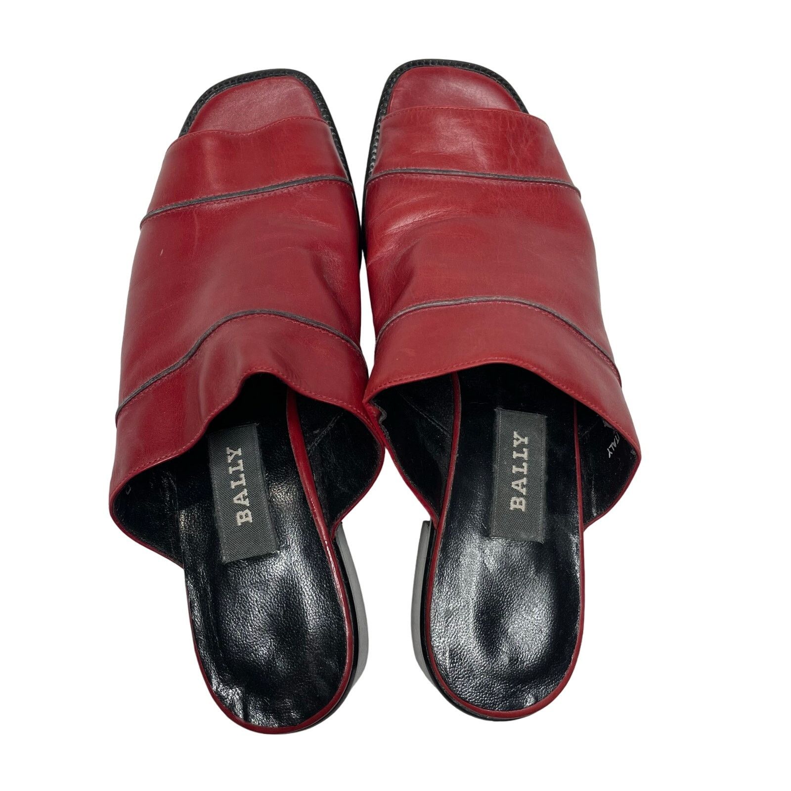 Bally Vintage Bally Open Toe Mules Size US 6 / IT 36 - 2 Thumbnail