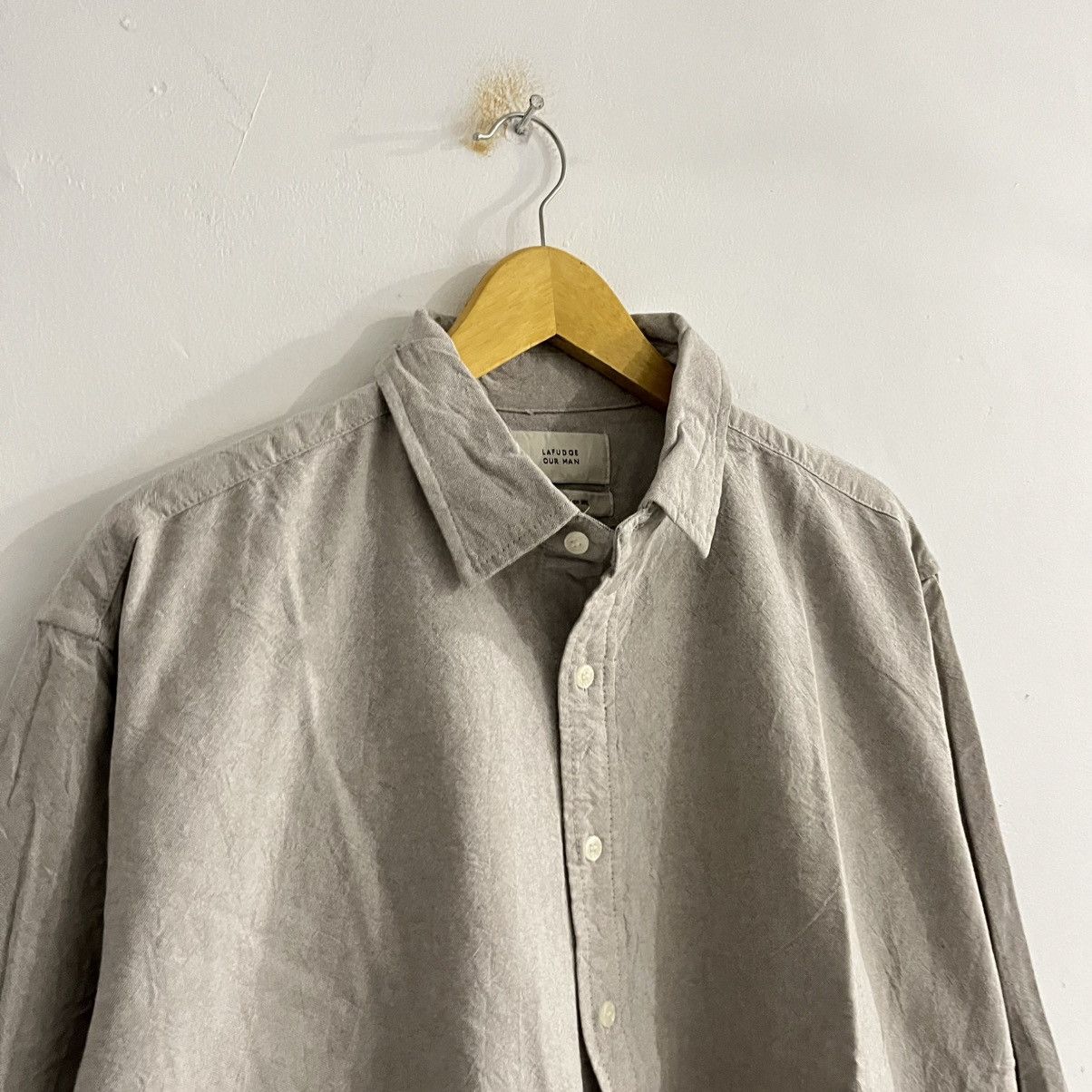 Japanese Brand Lafudge City Boy Oversized Shirt Size US S / EU 44-46 / 1 - 3 Thumbnail