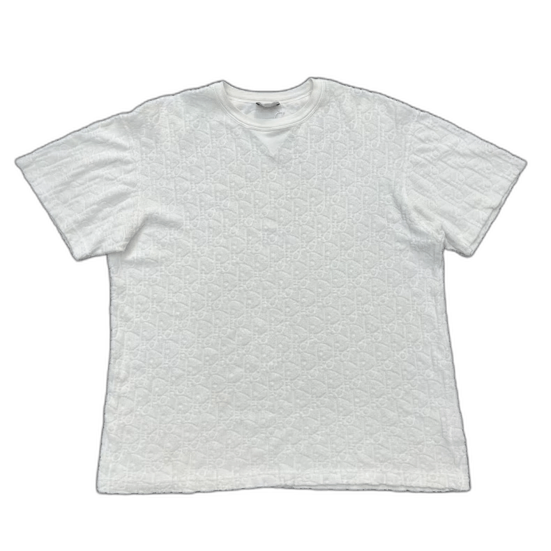 Dior Dior White Logo Short Sleeve Tshirt-2506 Size US M / EU 48-50 / 2 - 1 Thumbnail