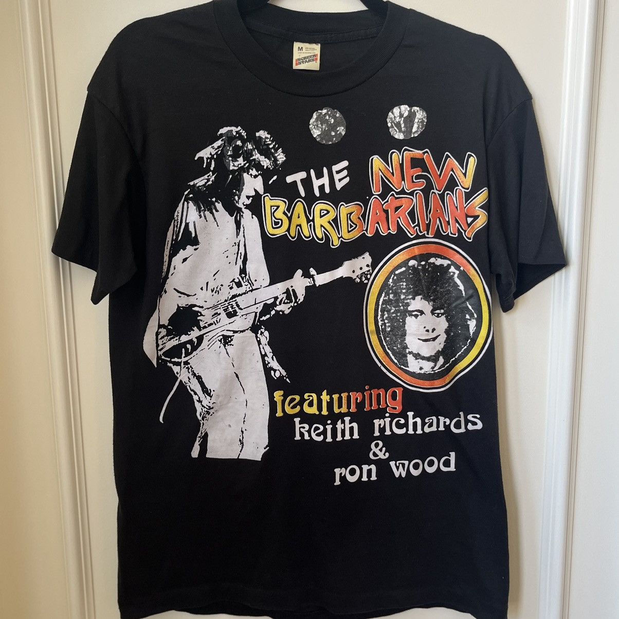 The Rolling Stones The New Barbarians Vintage 1979 Tour Shirt Screen Stars Size US M / EU 48-50 / 2 - 1 Thumbnail