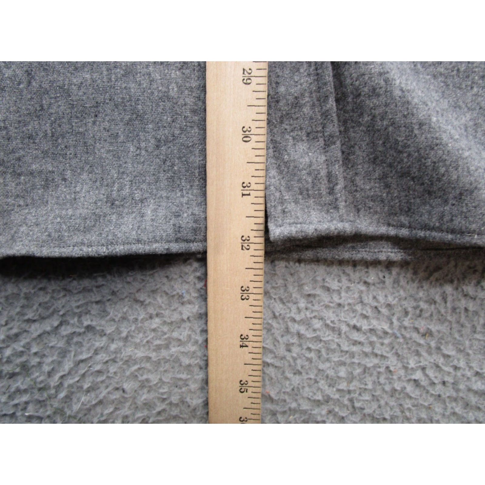 Vintage The J. Peterman Company Men's Gray Wool Button Up Long Sleeve Shirt M Read Size US M / EU 48-50 / 2 - 6 Thumbnail