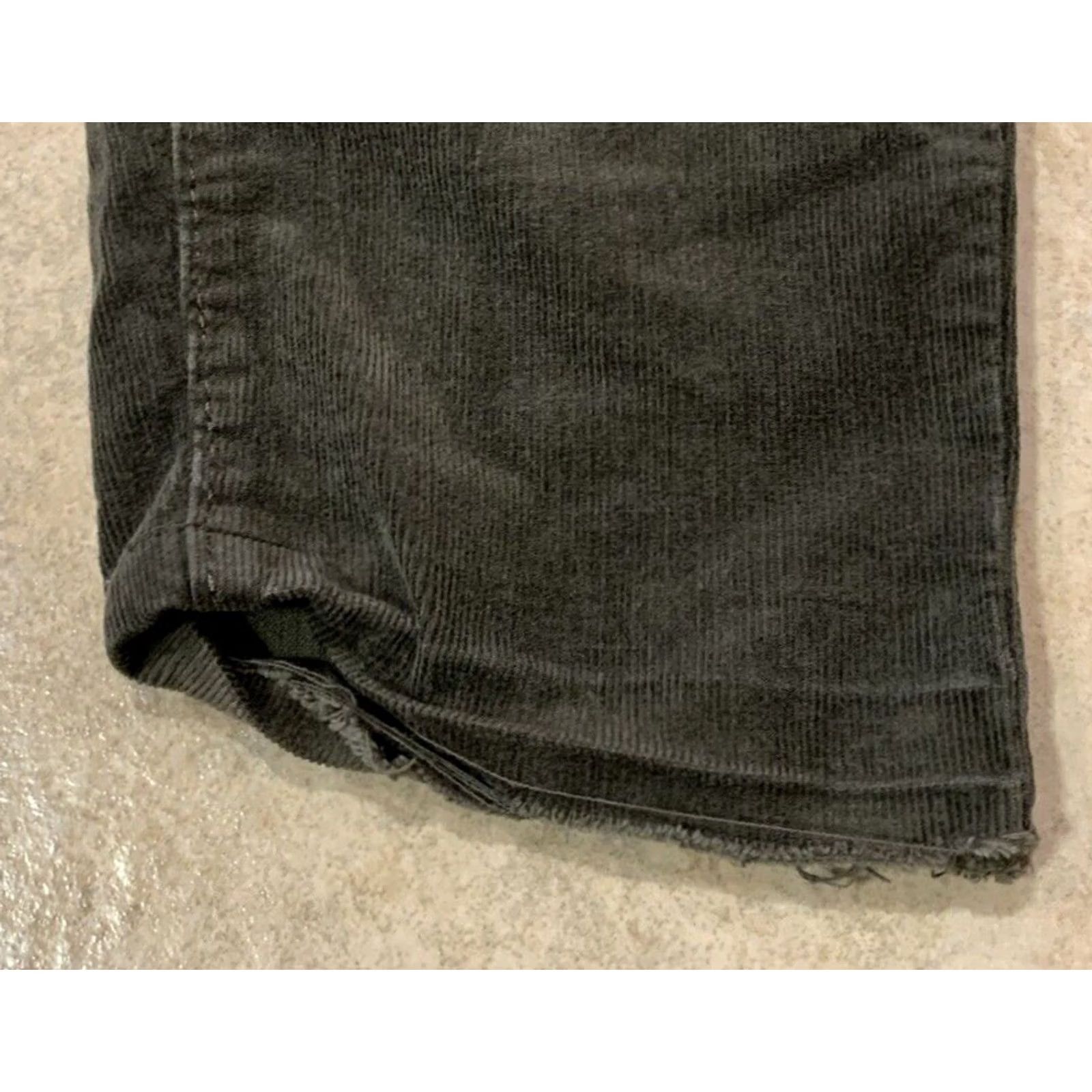 Loft Loft Women’s 8 Corduroy Pants - Olive High Waist Skinny 31x29/29in Inseam - 31" Waist, 5.5" Leg Opening - Casual Work Travel Slimming Stretch Pockets Size 30" / US 8 / IT 44 - 6 Thumbnail