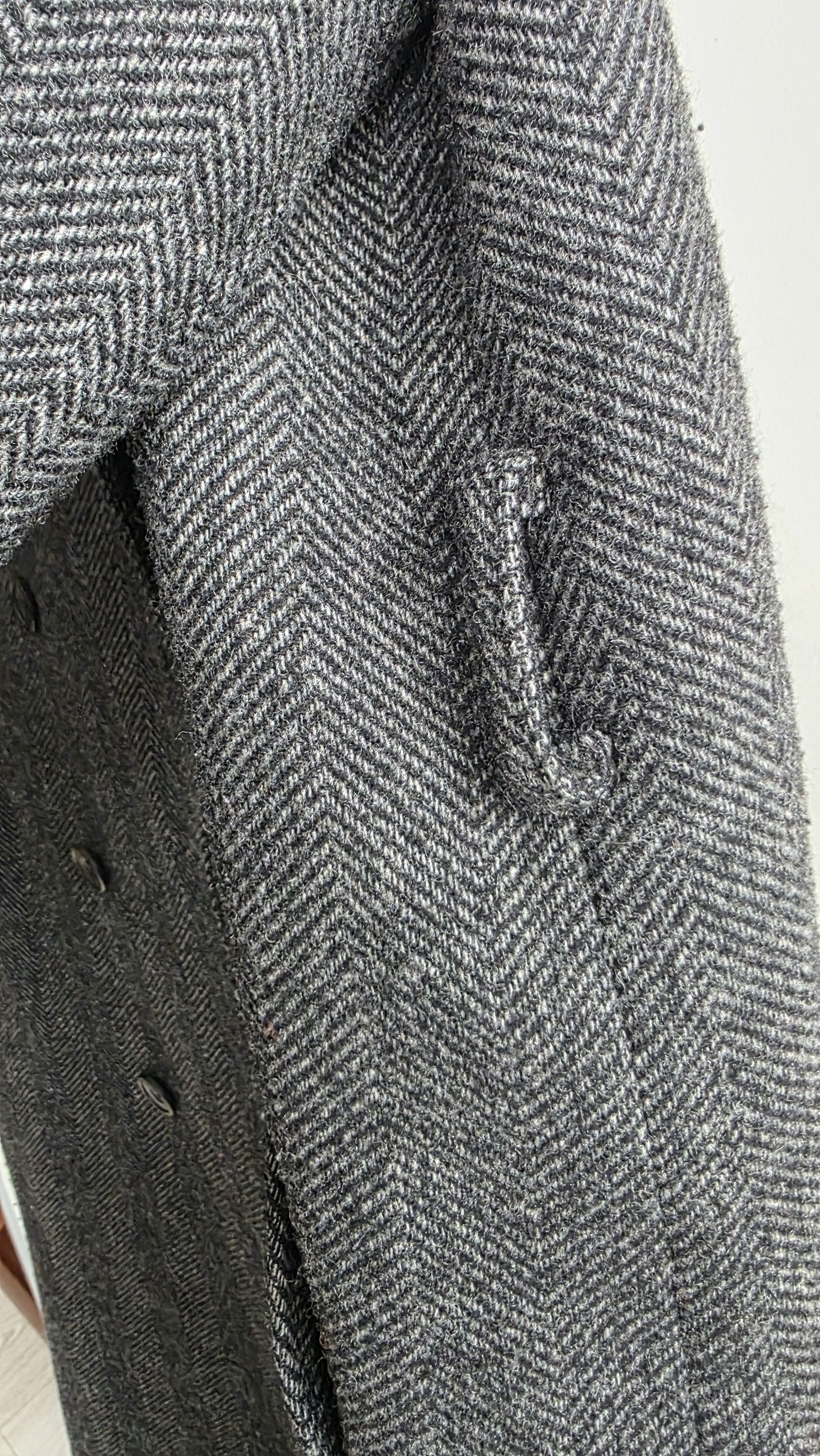 Other Lovechild 1979 – Long herringbone wool coat • classic Size XXL / US 16-18 / IT 52-54 - 8 Thumbnail