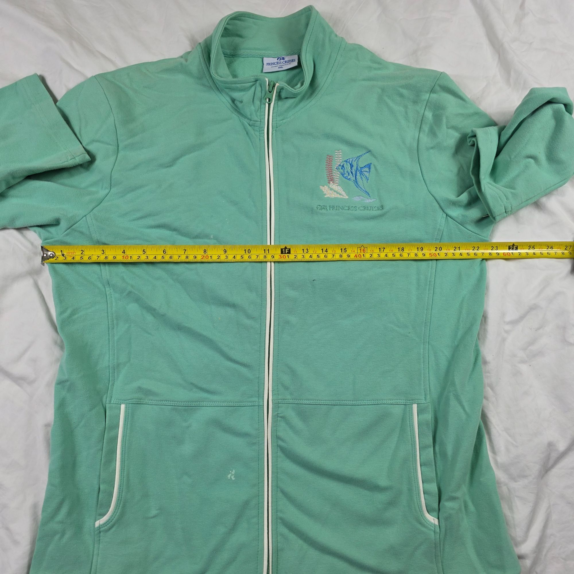 Other Princess Cruises Womens XXL Mint Green Full Zip Jacket Casua Size XXL / US 16-18 / IT 52-54 - 6 Thumbnail