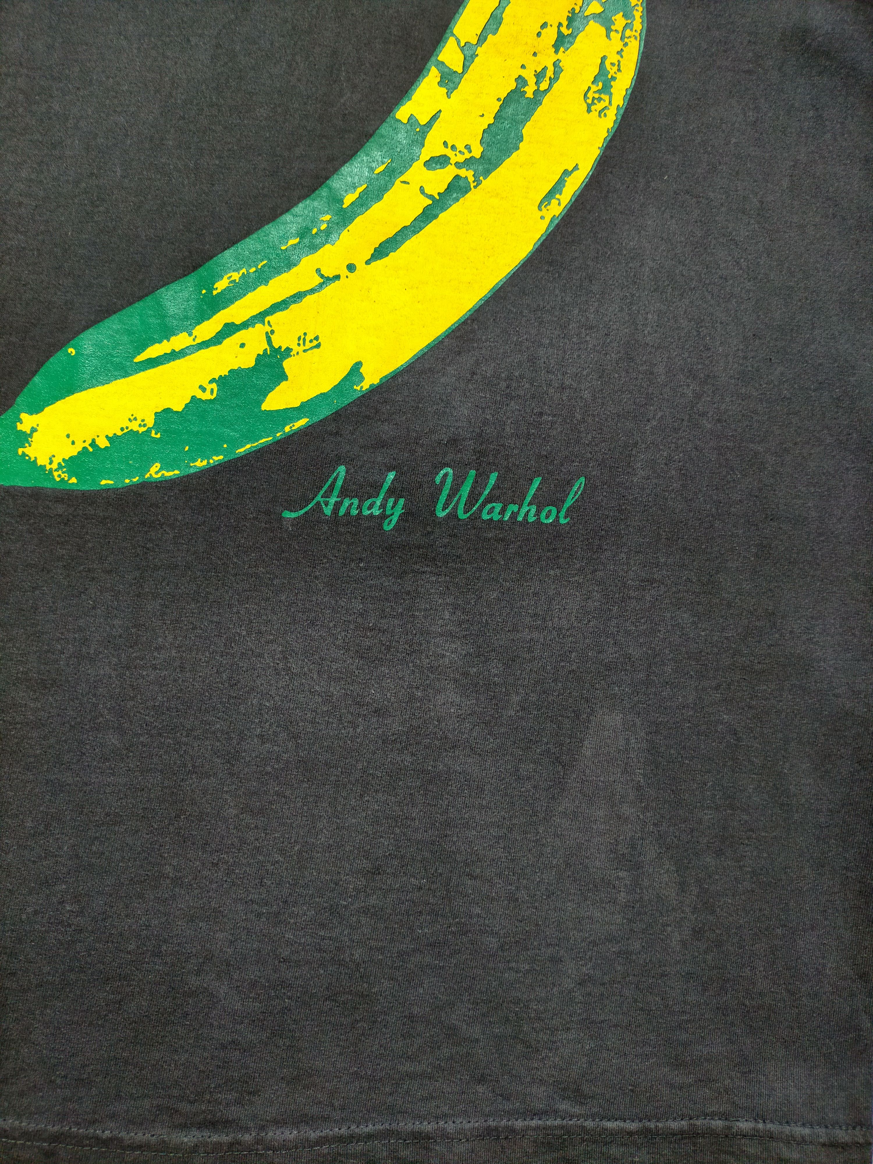 Band Tees × Vintage Vintage 90s The velvet underground & nico Andy warhol Tee Size US M / EU 48-50 / 2 - 16 Thumbnail