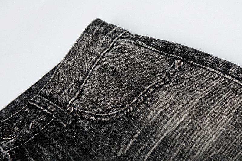 Vintage Vintage-Washed Straight-Leg Jeans with Faded Whiskering Size US 32 / EU 48 - 4 Thumbnail