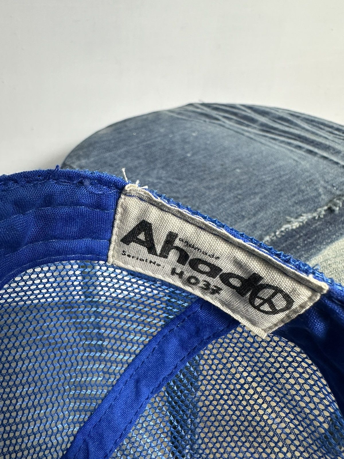 Handmade Custom Made Distressed Paisley Patchwork Boro Trucker hats Size ONE SIZE - 8 Thumbnail