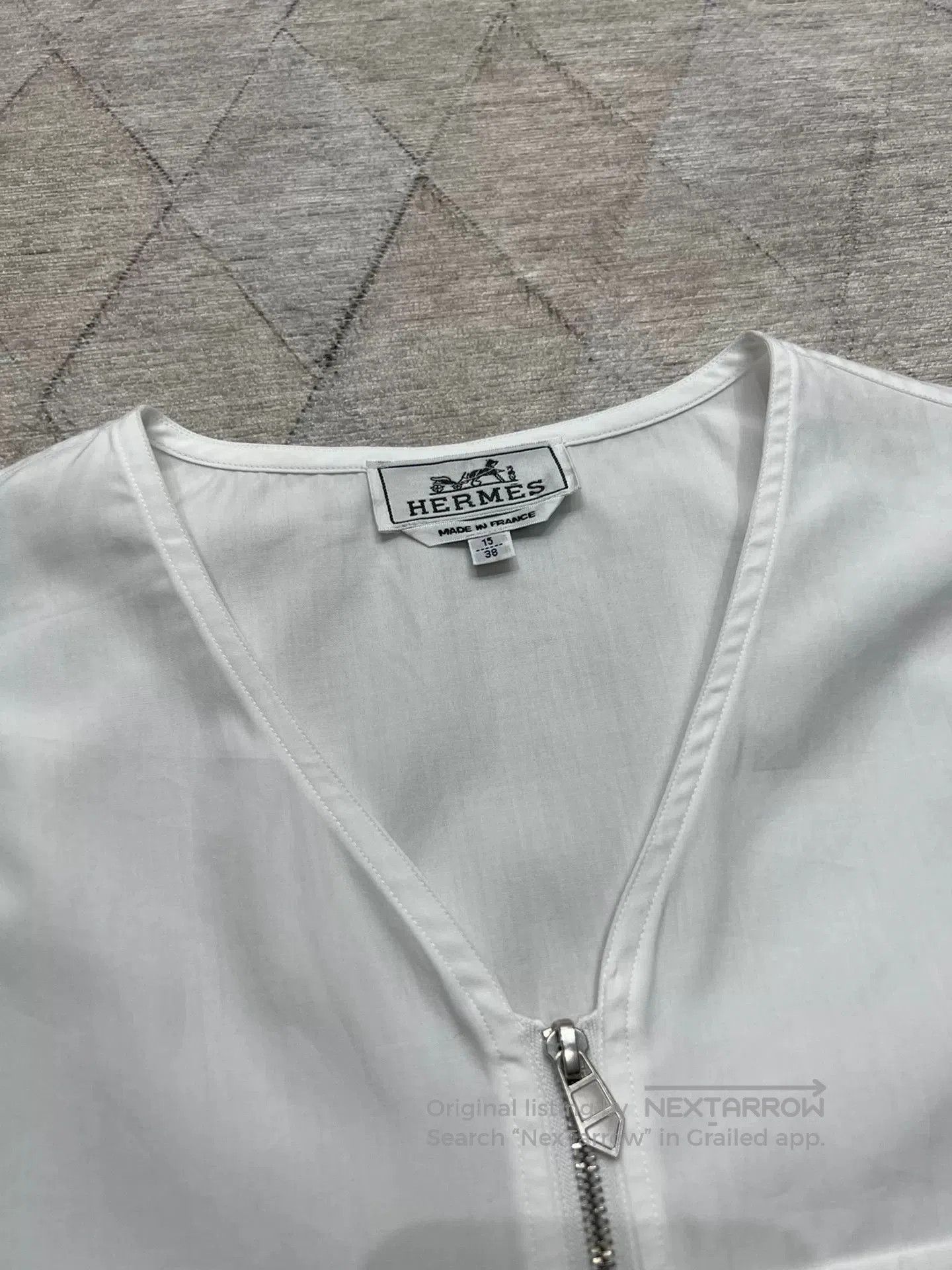 Hermes Hermes Spring Summer New Workwear Shirt. Size US XS / EU 42 / 0 - 5 Thumbnail