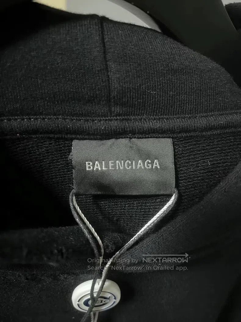 Balenciaga Balenciaga Distressed double B graffiti hooded sweatshirt, Size US XS / EU 42 / 0 - 3 Thumbnail