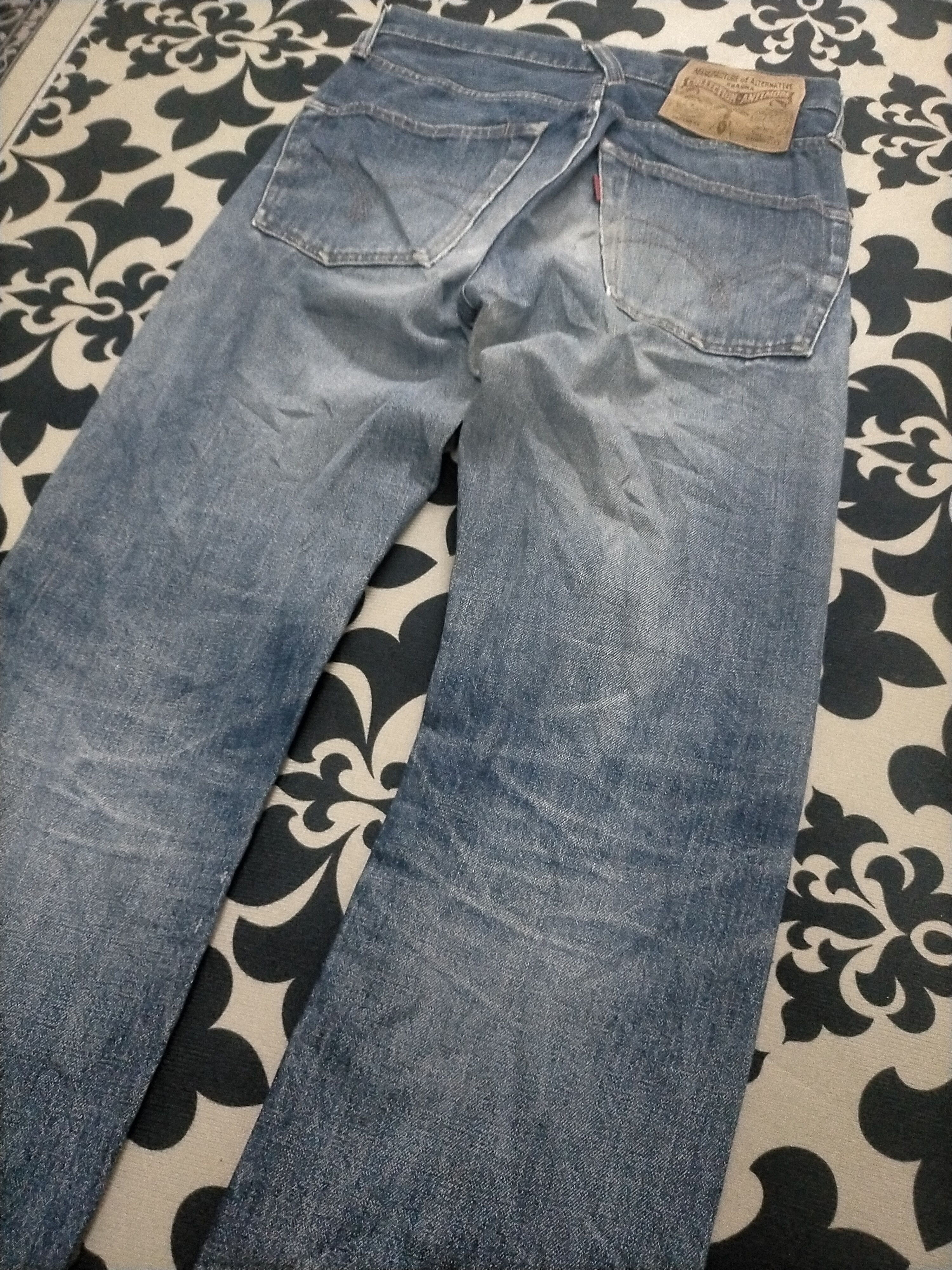 Japanese Brand × Vintage 🔥 Vintage 🔥 Rare RNA Inch Selvedge Samurai Style Jeans Size US 30 / EU 46 - 7 Thumbnail