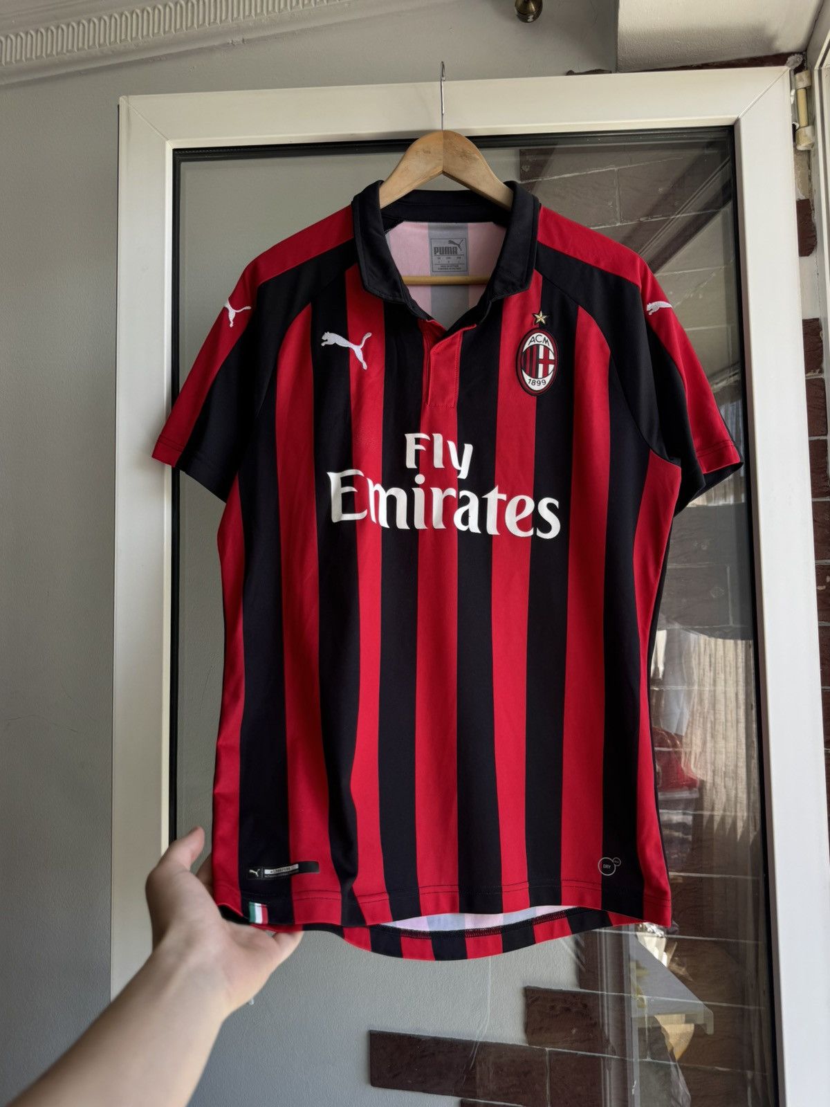Puma Puma Ac Milan 2018/19 Home Jersey Size US M / EU 48-50 / 2 - 2 Thumbnail