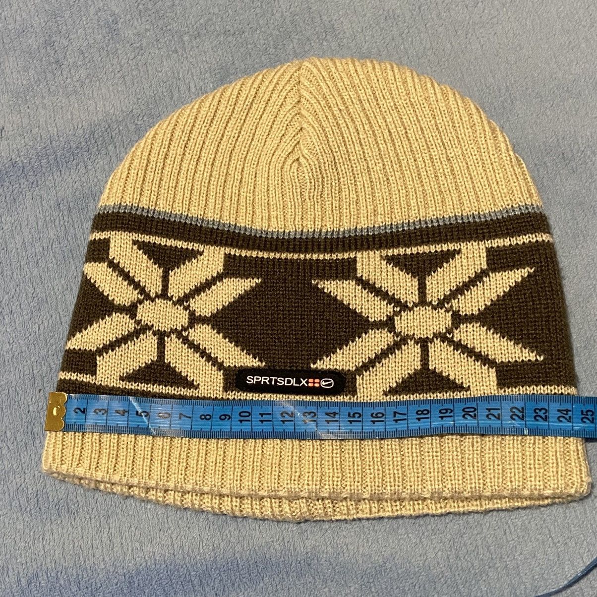 Nike 📌 Vintage Very Rare Nike Y2K 90s Beanie Hat Gum Swoosh Size ONE SIZE - 4 Thumbnail