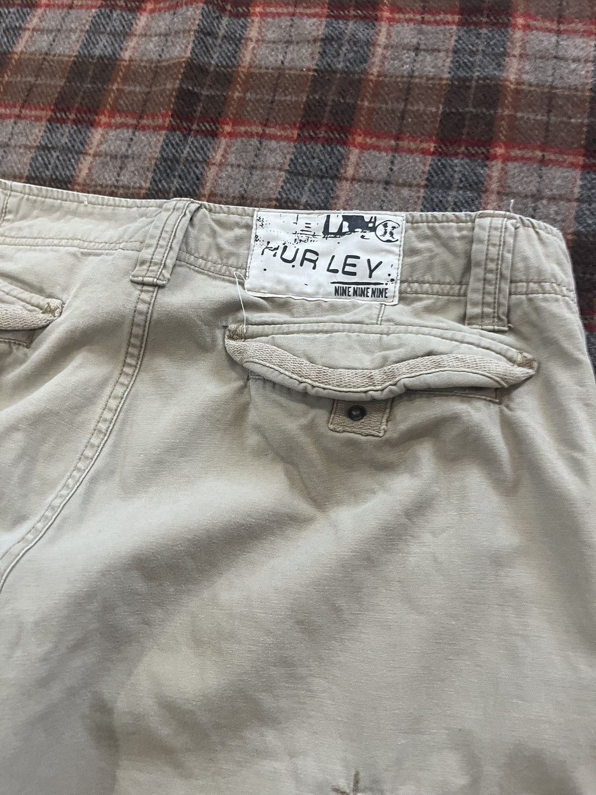 Hurley × Oakley × Vintage Vintage 90’s Hurley Cotton extra Cargo pants , trousers Size US 37 - 9 Thumbnail