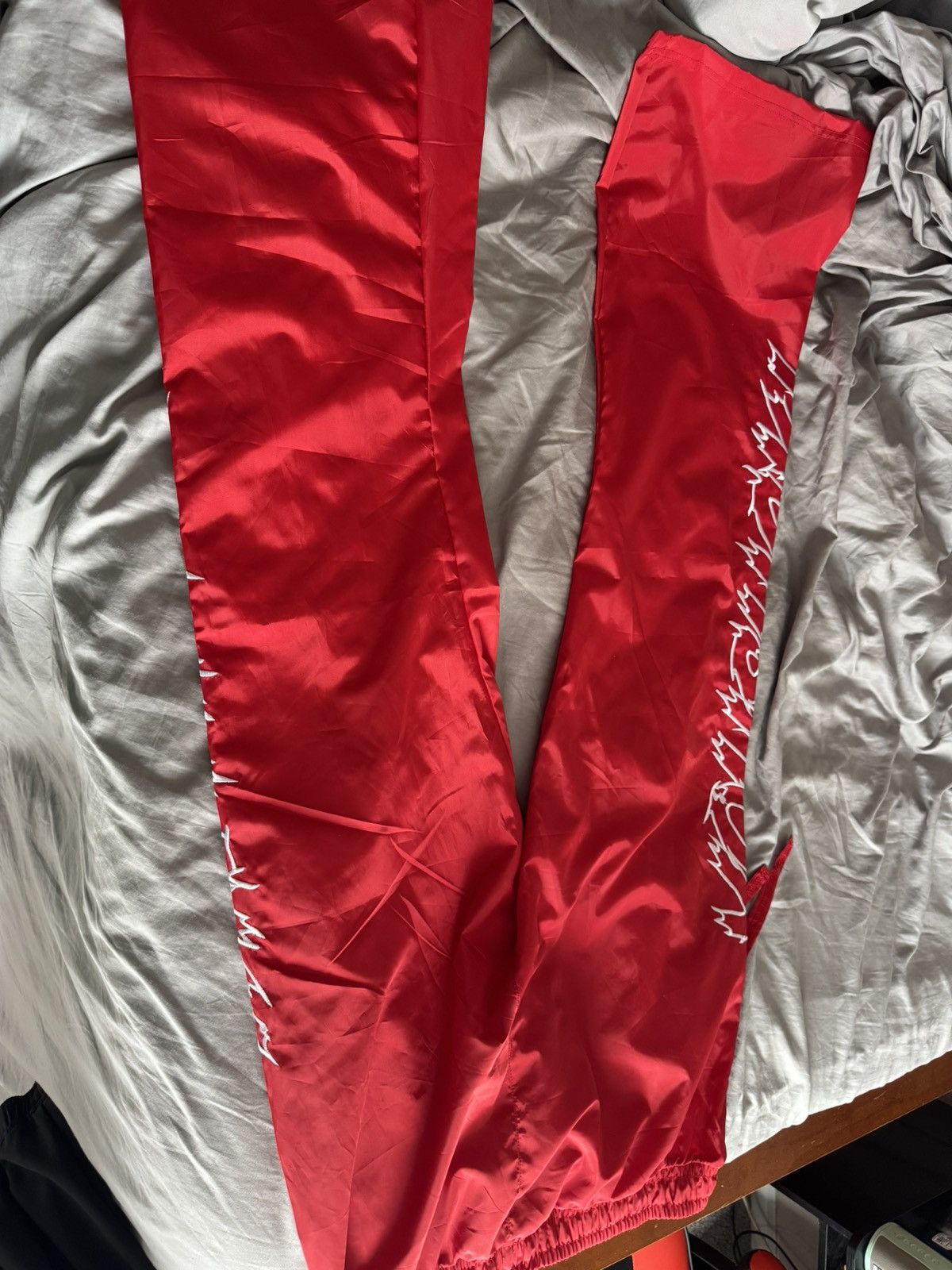 Vintage Red flair pants Size US 34 / EU 50 - 2 Thumbnail