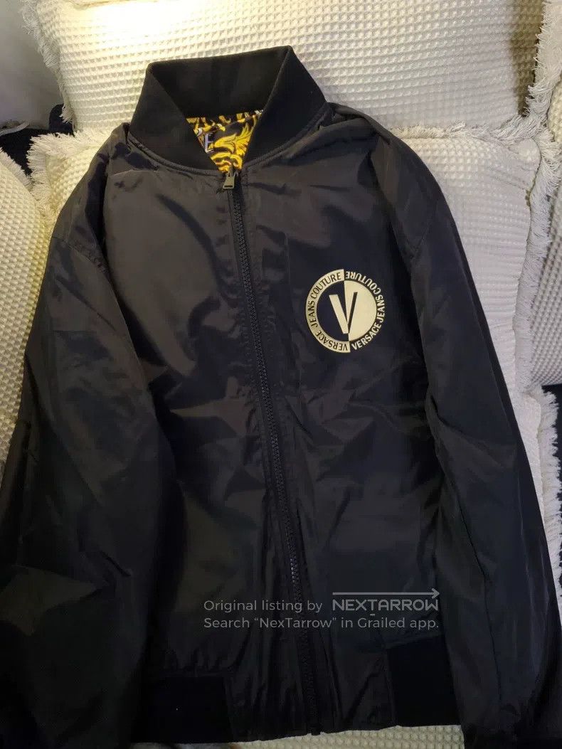 Versace Versace Jacket stand-up collar zipper reversible dress Size US M / EU 48-50 / 2 - 1 Thumbnail