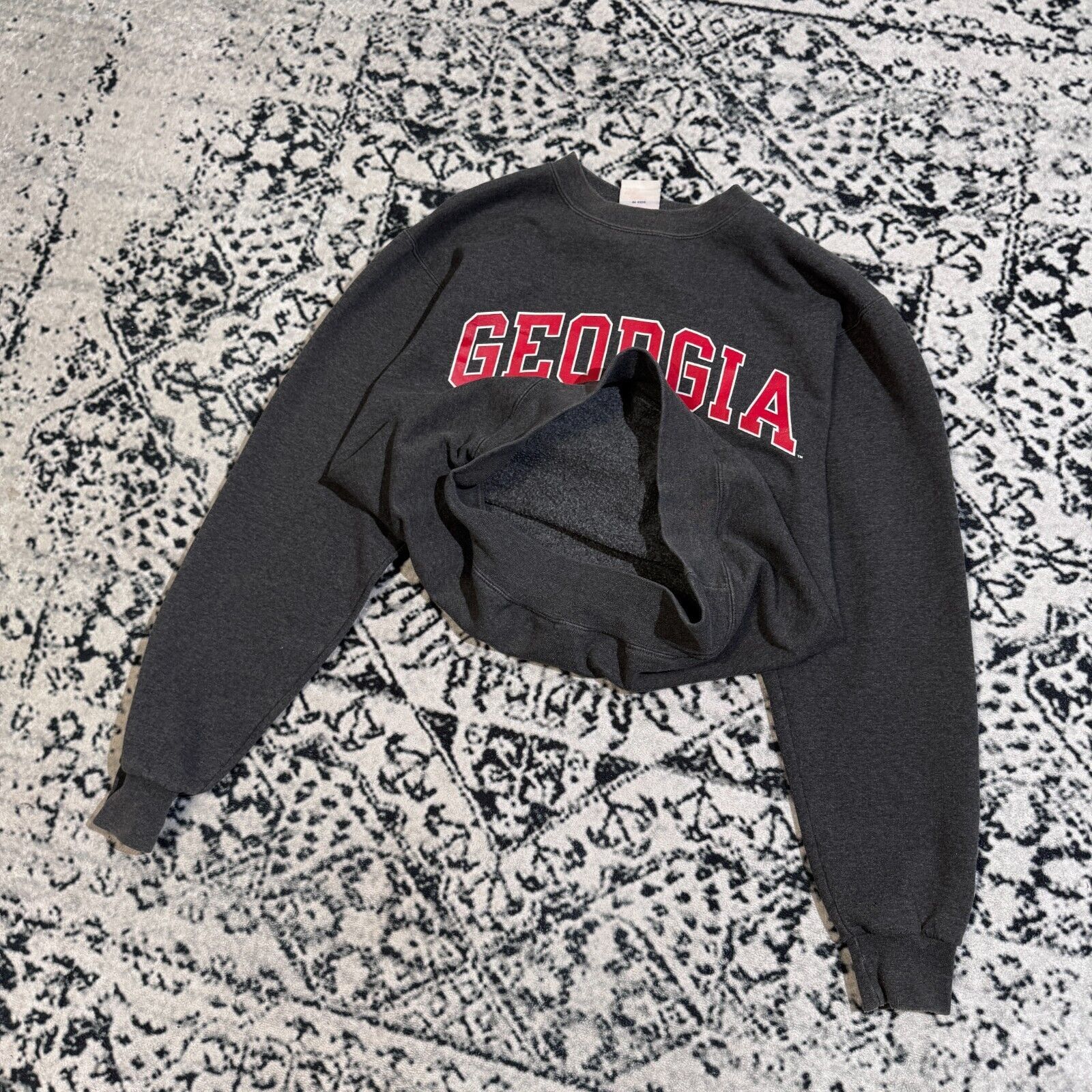 Champion × Vintage Champion Unisex Grey Cotton Sweatshirt Size S Regular Fit Size US S / EU 44-46 / 1 - 8 Thumbnail
