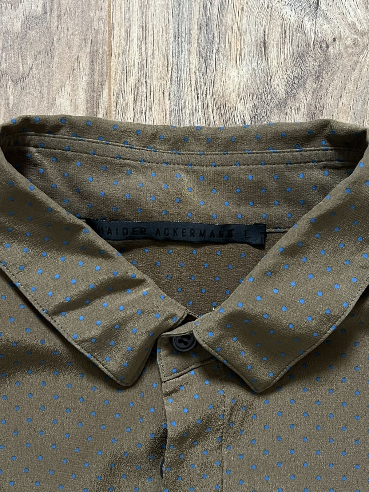 Haider Ackermann Haider Ackermann Polka Dot Silk Shirt Size US M / EU 48-50 / 2 - 4 Thumbnail