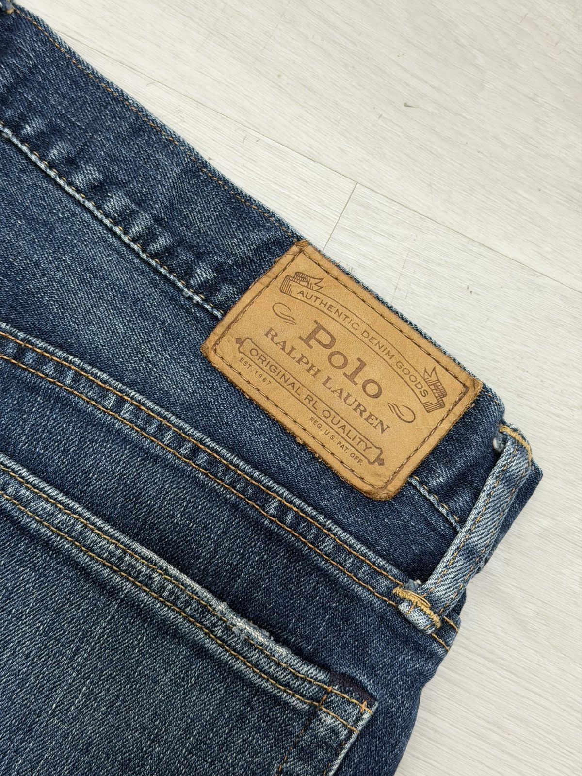 Polo Ralph Lauren Polo Ralph Lauren The Hampton Relaxed Straight Jeans 34x32 Size US 34 / EU 50 - 4 Thumbnail