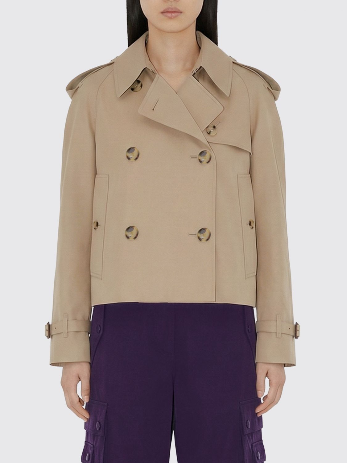 Burberry Jacket Woman Beige