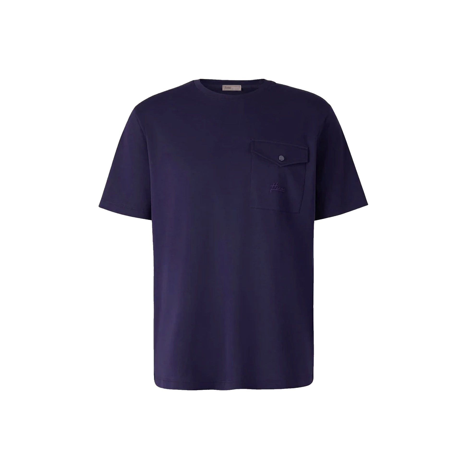 Herno HERNO Logo Detailed Crewneck T-shirt Size US XL / EU 56 / 4 - 1 Thumbnail