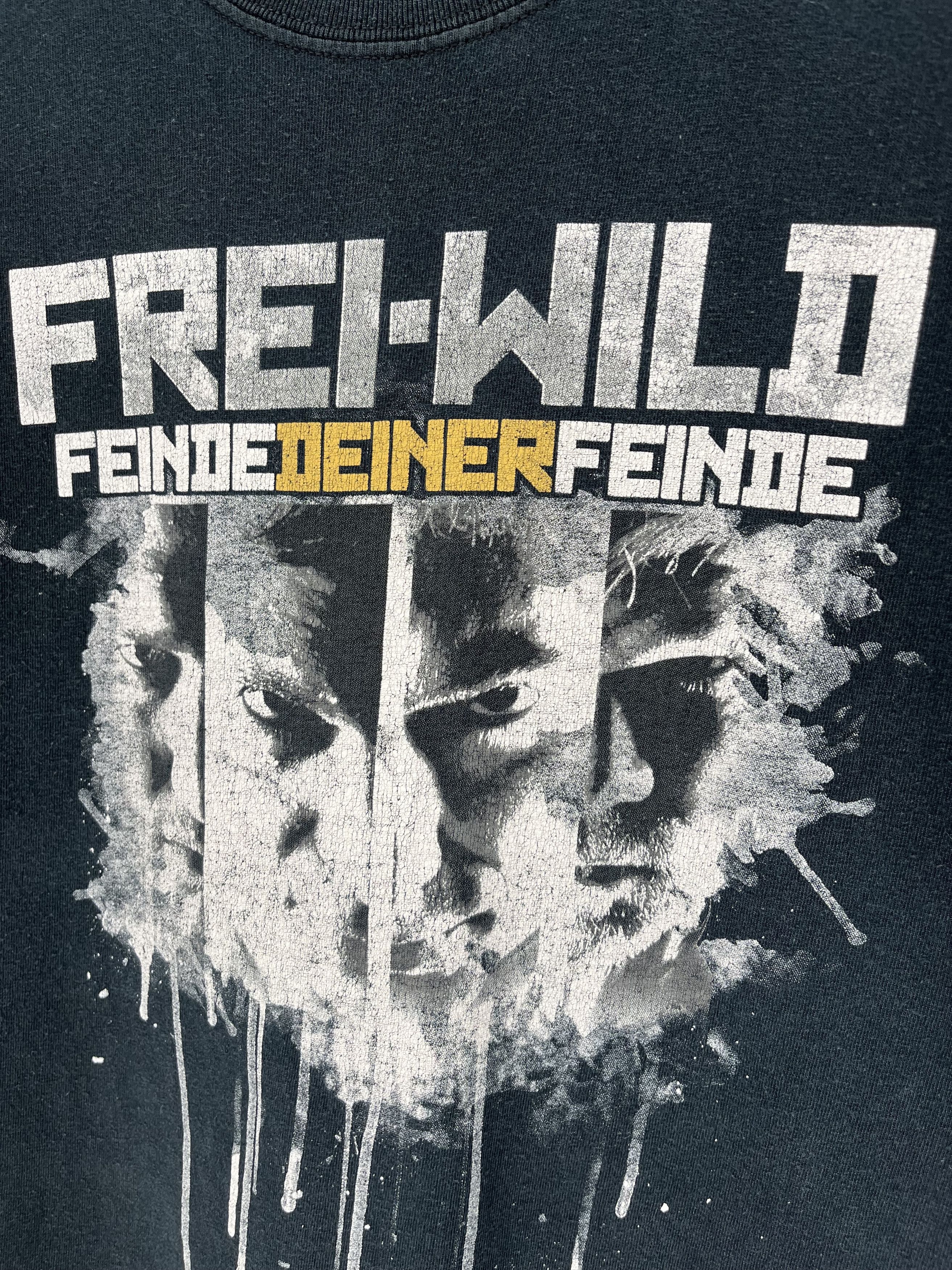 Band Tees Vintage Frei WILD Band tee Skull T shirt Black Size US L / EU 52-54 / 3 - 6 Thumbnail