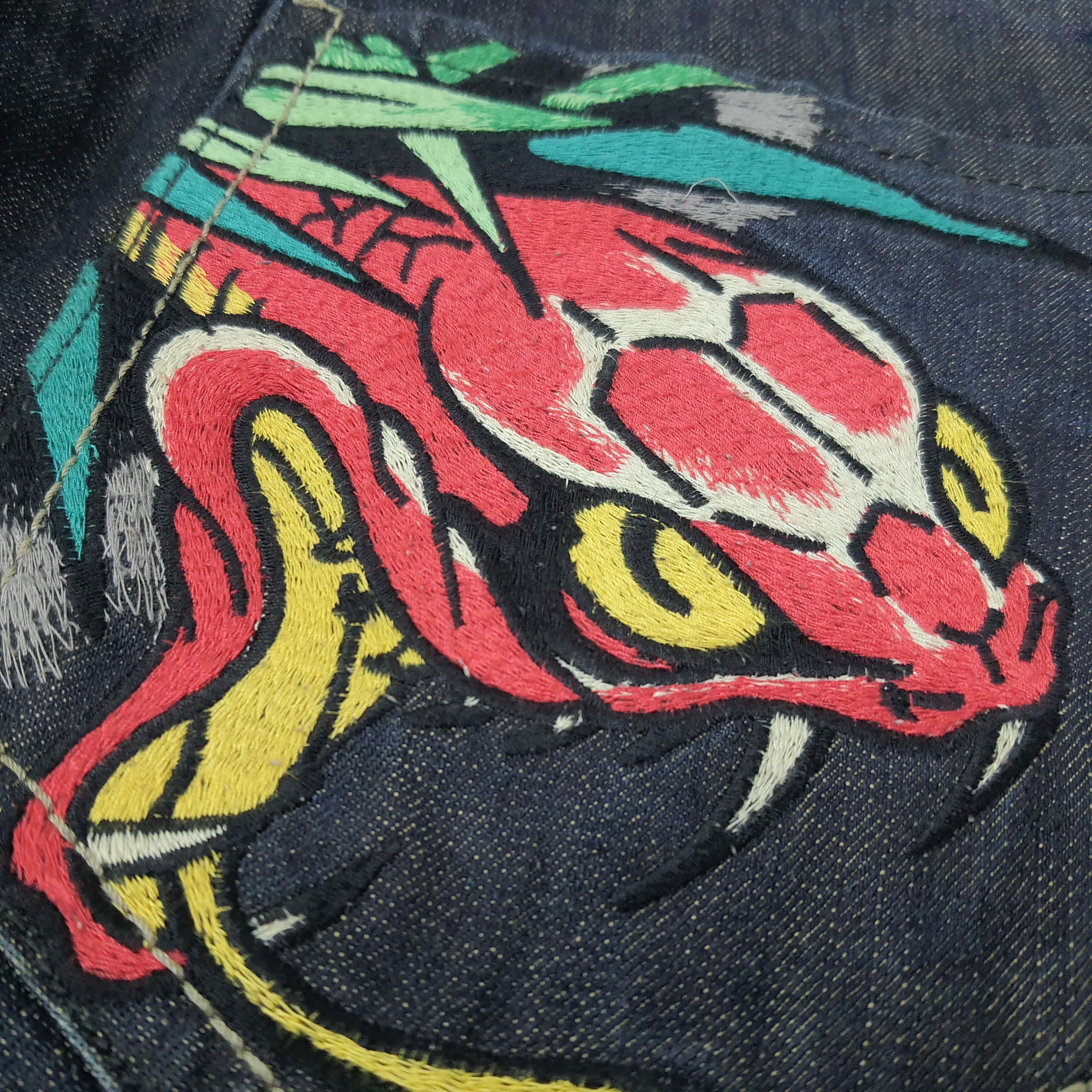 Ed Hardy Vintage Ed Hardy by Christian Audigier Jeans C258N15 Size US 38 / EU 54 - 4 Thumbnail