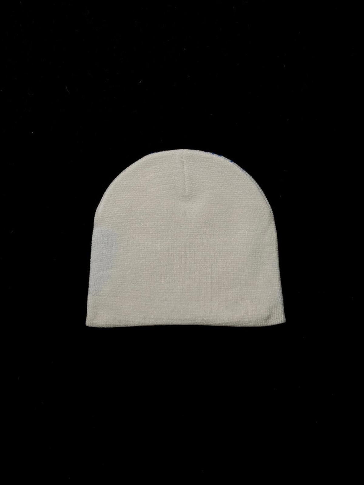 Japanese Brand Rare Planet Heaven Graphic No Cuff Knit Blue Beanie OS Size ONE SIZE - 5 Thumbnail
