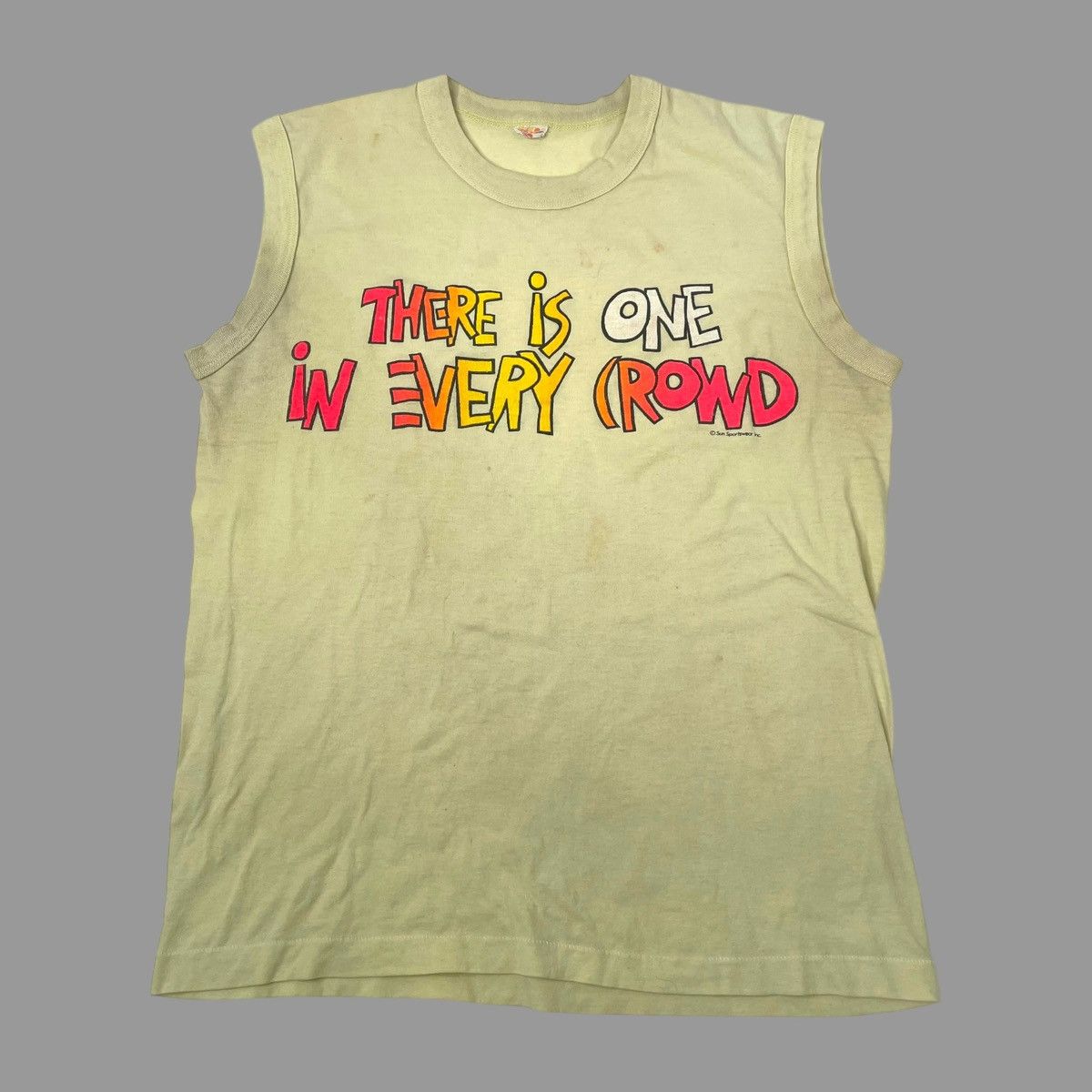 Vintage Vintage 1970s single stitch tank top Size US S / EU 44-46 / 1 - 1 Thumbnail