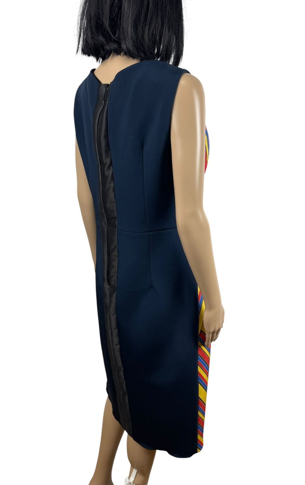 Peter Pilotto Peter Pilotto Patterned Dress Multicolor Polyester Silk 14 Size L / US 10 / IT 46 - 7 Thumbnail
