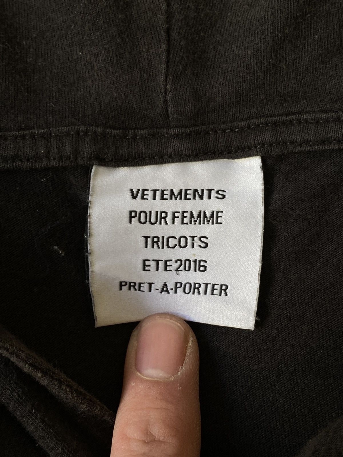 Vetements VETEMENTS titanic coming soon thin HOODIE SS16 Size US L / EU 52-54 / 3 - 9 Thumbnail