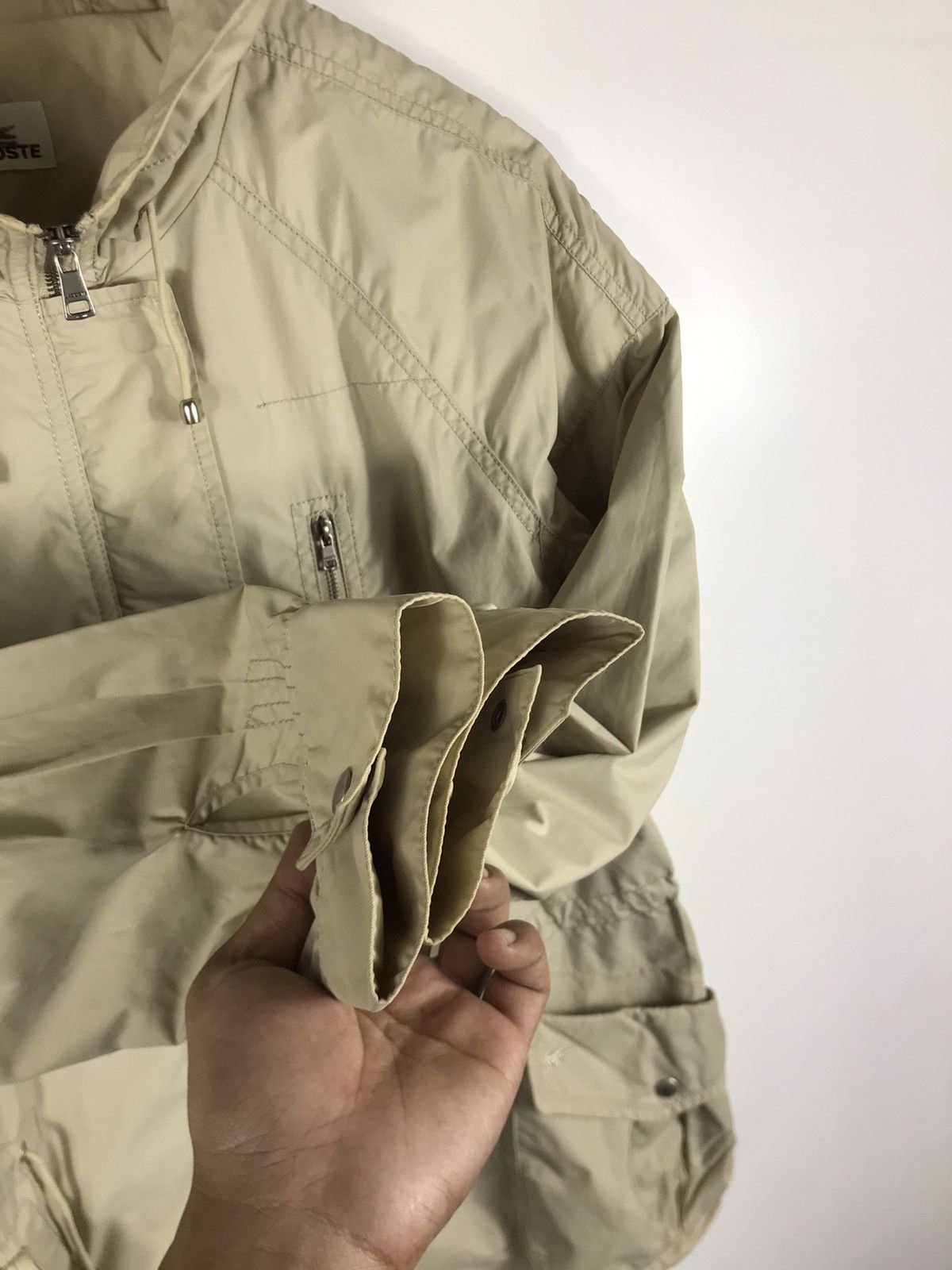 Lacoste × Vintage ⚡️Vintage Lacoste Hooded Parka Jacket Size XS / US 0-2 / IT 36-38 - 10 Thumbnail