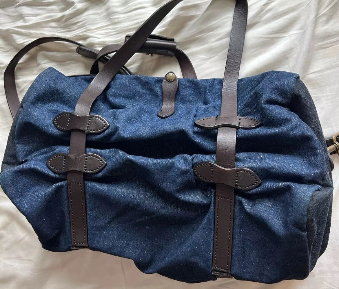 Filson × Levi's × Levi's Made & Crafted Levis x Filson USA Weekender Bag Denim/Leather Small Duffle Size ONE SIZE - 11 Thumbnail
